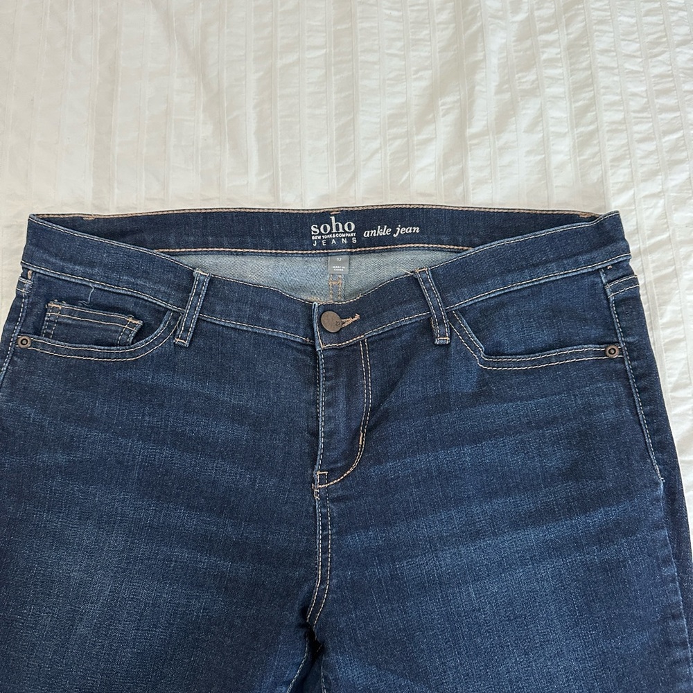 New York & Co SOHO Ankle Jeans Size 12 - Picture 3 of 3